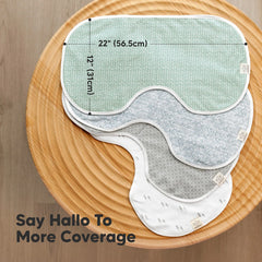 Hallo Burp Cloths (4 Pack)