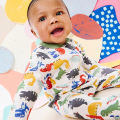 Organic Cotton 2-Way Zip Footie (2 Pack)