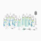 Glass and BPA-Free Plastic Baby Bottle Starter Gift Bundle