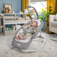 Boutique Collection Rocking Seat with Premium Plush Fabrics