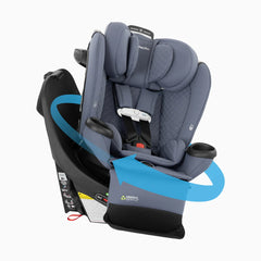 Revolve360 Extend All-in-One Rotational Car Seat with Green & Gentle Fabric