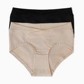 Bamboo Viscose Maternity Hipster Panties (2 Pack)