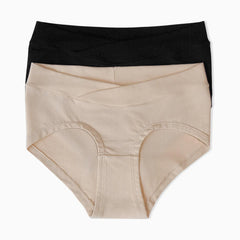 Bamboo Viscose Maternity Hipster Panties (2 Pack)