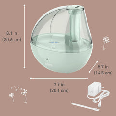 PureBaby Ultrasonic Cool Mist Humidifier & Soft Glow Night Light