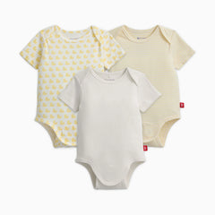 Organic Cotton Magnetic Bodysuit (3 Pack)