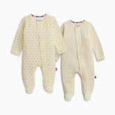 Organic Cotton Magnetic Footie 2 Pack Bundle