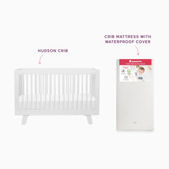 Hudson Crib & Pure Core Mattress Bundle