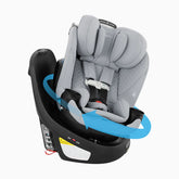 Revolve360 Slim 2-in-1 Rotational Car Seat with Green & Gentle Fabric