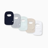 Organic Lap Shoulder Bibs (5 Pack)