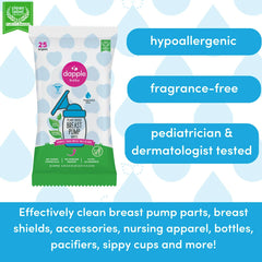 Breast Pump Cleaning Wipes (3 Pack)