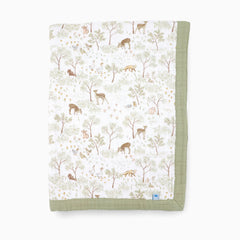Cotton Muslin Baby Receiving Quilt