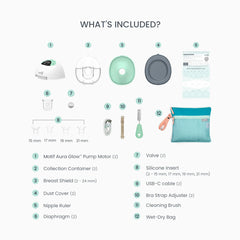 Aura Glow Wearable Breast Pump