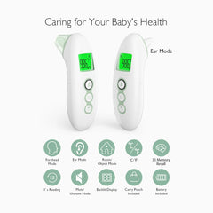 Non-Contact Forehead and Ear Thermometer
