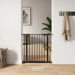 Baby Safety Gate with 3 Extensions