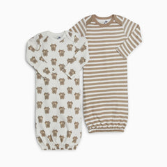 Organic Cotton Gown (2 Pack)