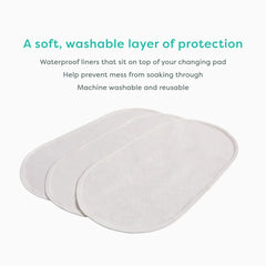 Waterproof Changing Pad Liner (3-Pack)
