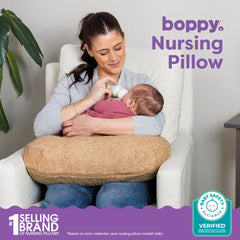 Nursing Pillow with Luxe Fabric Cover