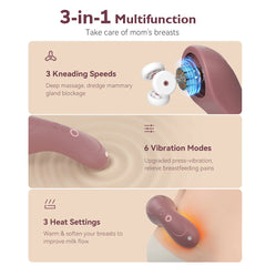 3-in-1 Kneading Lactation Massager