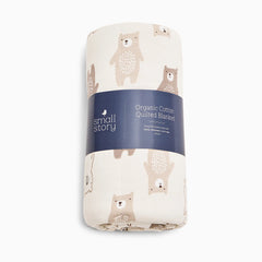 Organic Cotton Quilted Blanket