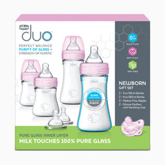 Duo Newborn Hybrid Baby Bottle Starter Gift Set
