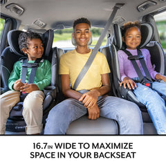 Revolve360 Slim 2-in-1 Rotational Car Seat with Green & Gentle Fabric
