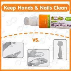No-Touch Maximum Strength Diaper Rash Cream with Spatula Applicator in Tube
