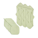Organic Cotton Muslin Bath Set