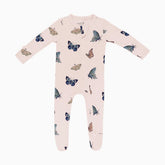 Printed Zipper Footie