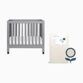 Mini Origami Crib & Mini Organic Mattress Bundle