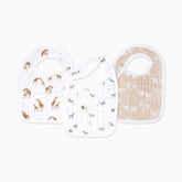 Organic Muslin Snap Bibs (3 Pack)