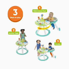 Around We Go 2-in-1 Walk-Around Baby Activity Center and Table