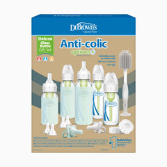 Options+ Narrow Glass Baby Bottle Starter Gift Set