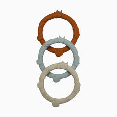 Wild Teething Ring Set
