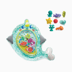Pat & Play Water Mat Wee Wild Ones & Aquarium Bath Squirters Bath Time Bundle