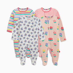 Cloudstretch Magnetic 4-Pack Footie
