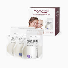 Easy-Pour Temp-Sensing Milk Storage Bags