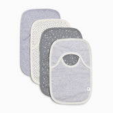 Organic Cotton Lap Shoulder Bib (4 Pack)