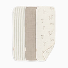 Avery Organic Cotton 3-pc. Burp Cloth Set