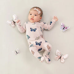 Printed Zipper Footie