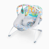 Safari Fun Vibrating Bouncer with Toy Bar