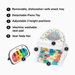 Tappin Tunes' Learn to Sit 4-in-1 Floor Seat