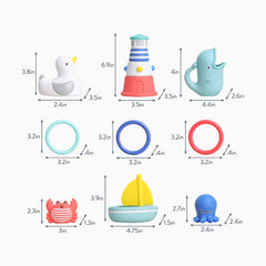 Seaside Bath Gift Set Nautical