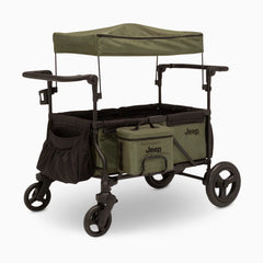 Jeep Deluxe Wrangler Wagon Stroller with Cooler Bag & Parent Organizer