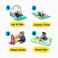 Farm Explorers Busy Barnyard Grow With Me Activity Gym