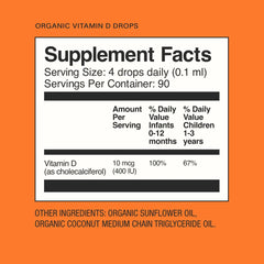 Boosties Bundle - Organic Vitamin D and Probiotic Drops