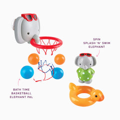Bath Time Elephant Spin Splash 'n' Swim & Basketball Bundle