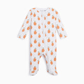 Organic Cotton Printed 2-Way Zip Footie