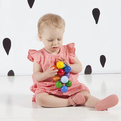 Classic Baby Beads Rattle Toy