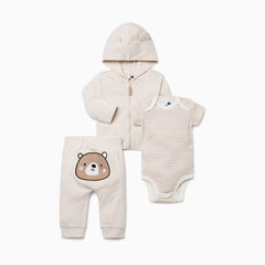 Organic Cotton 3-Piece Hoodie Set