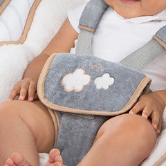 Boutique Collection Rocking Seat with Premium Plush Fabrics